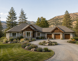 sprawling rancher design in canada