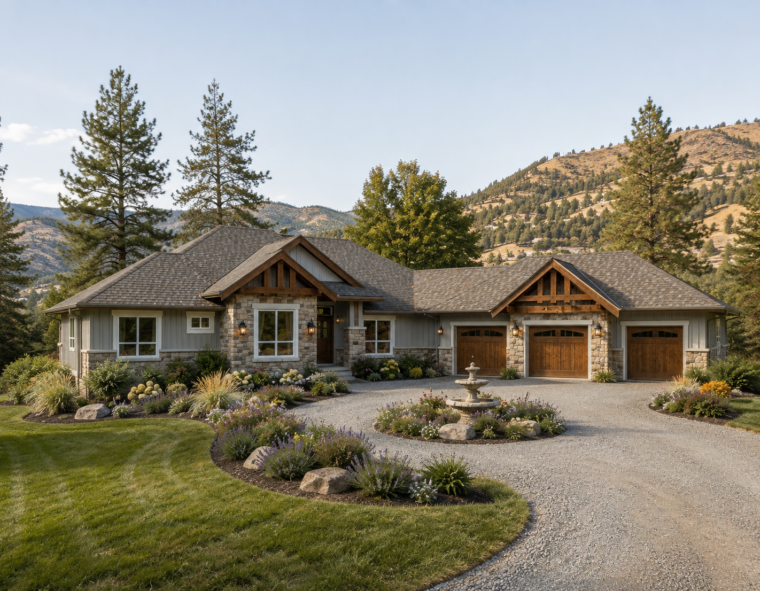 sprawling rancher design in canada