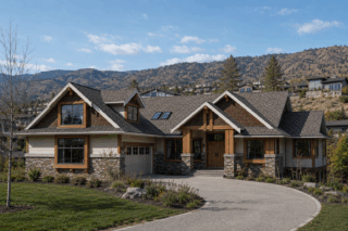 sprawling rancher house plan in bc