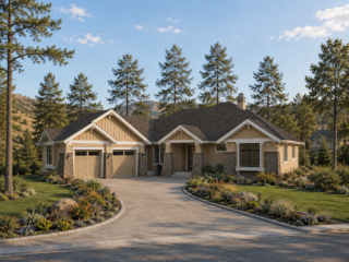sprawling rancher design in canada