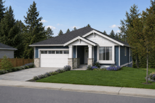 single family bc house design single level