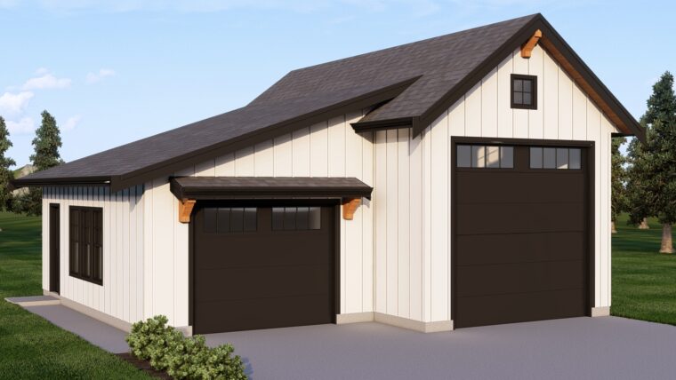 14-0-284 house plan – front rendering