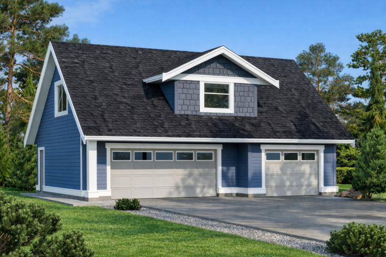 14-1-281 house plan – front rendering