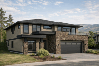 raised bungalow bc house design single family