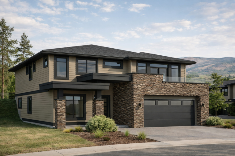 raised bungalow bc house design single family