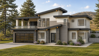 single family basement entry design in canada