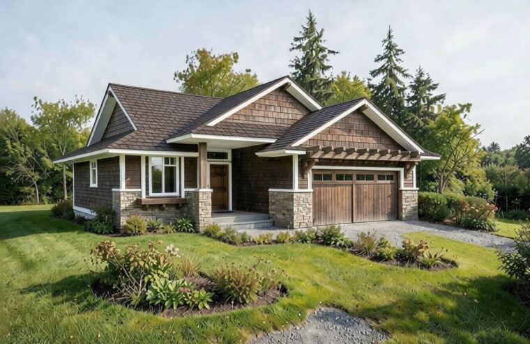 5-2-685 house plan – front rendering