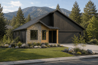 single family rancher house plan in british columbia