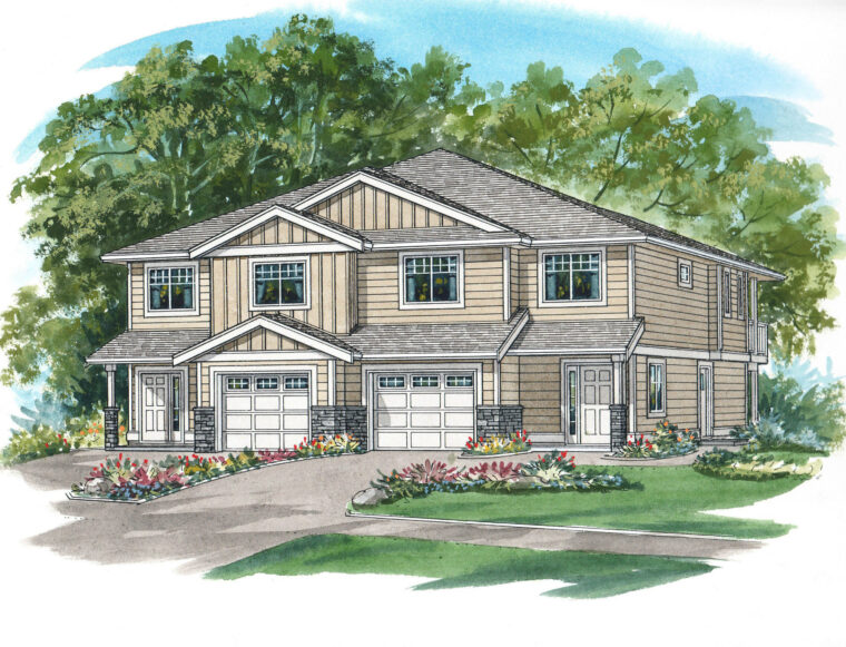 8-3-247 house plan – front rendering
