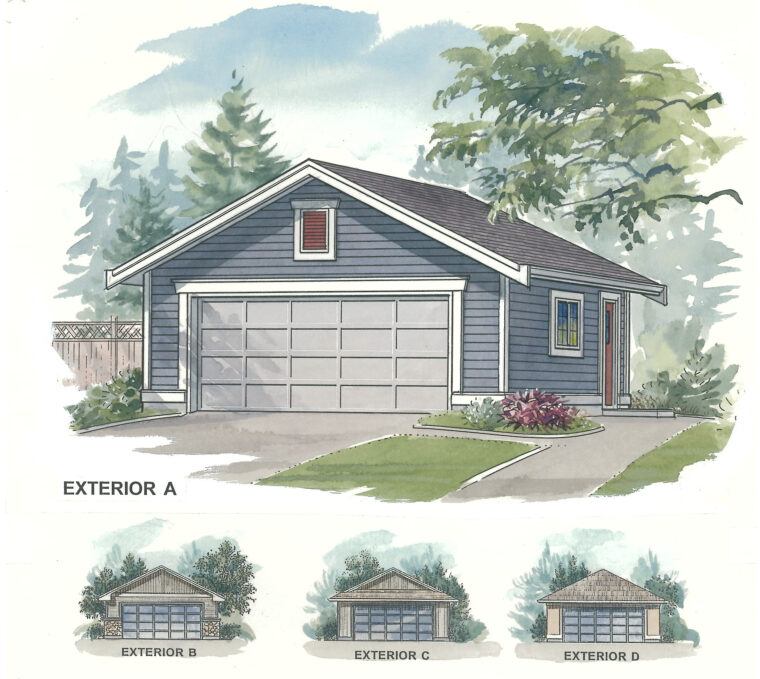 14-0-256 house plan – front rendering