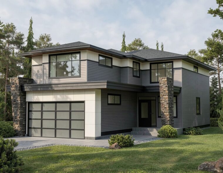 7-4-1015 house plan – front rendering