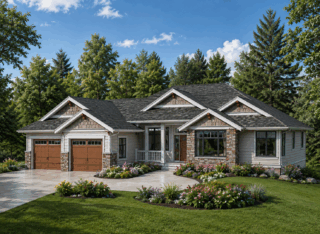 single level family home bc